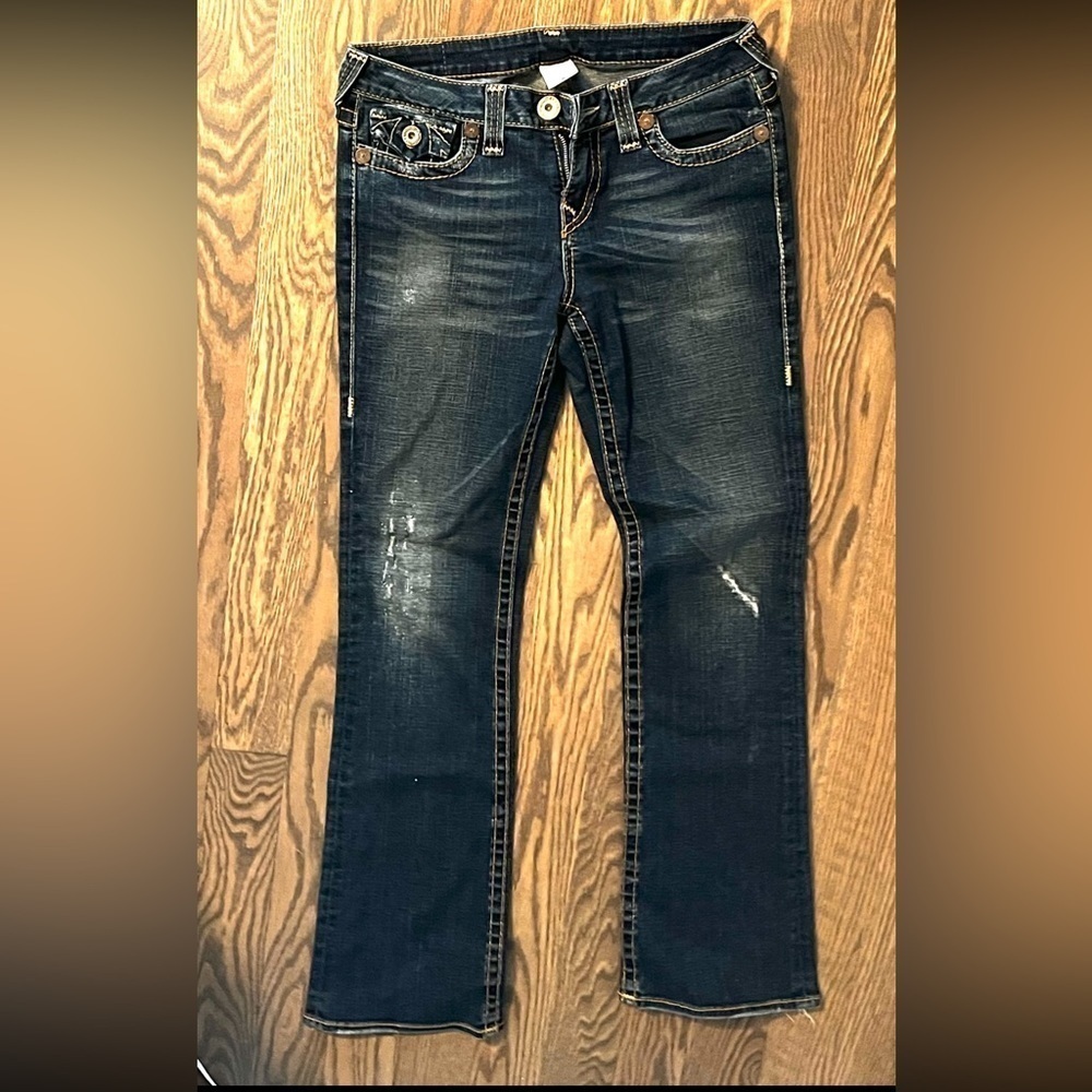 True religion cut up vintage jeans